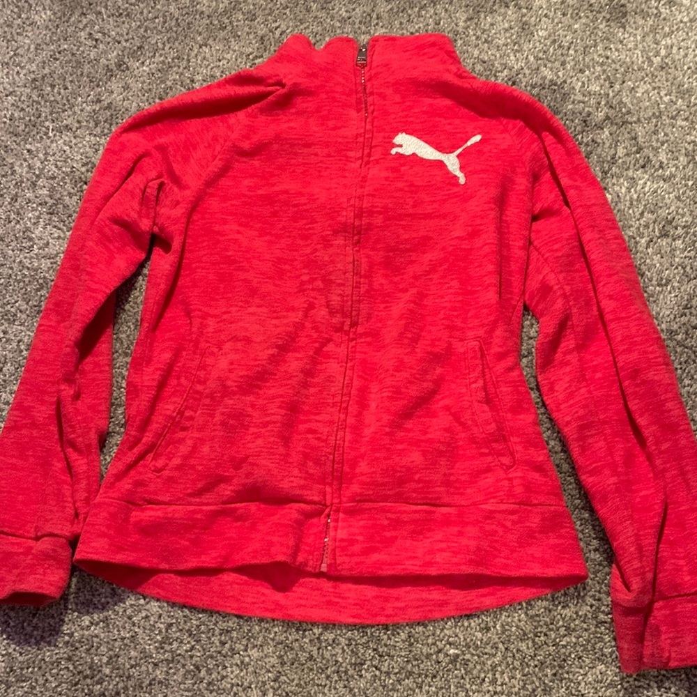 Hot Pink Puma Zip-Up